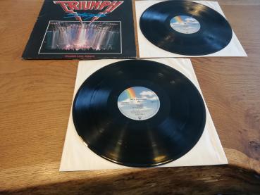 Triumph Stages Double Live Album 1985 MCA Records 252519-1 Doppel LP Deutsche Pressung NM/VG